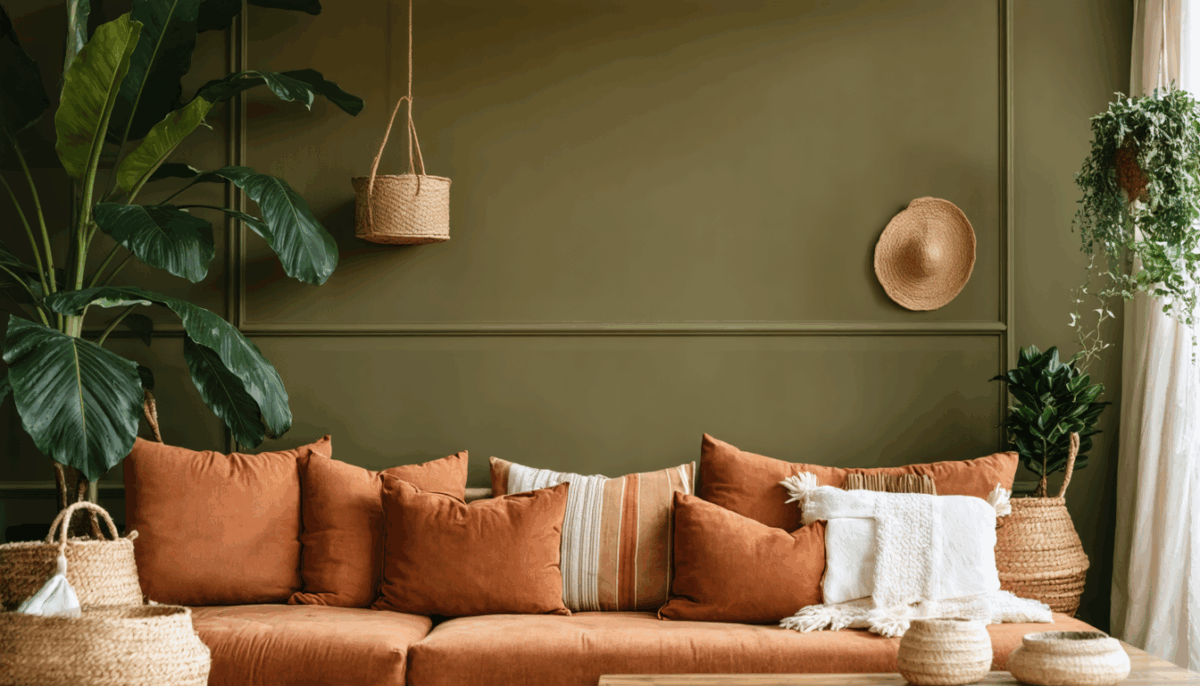 découvrez comment la couleur olive transforme votre intérieur en un espace naturel et élégant, alliant douceur et sophistication pour une ambiance chaleureuse.