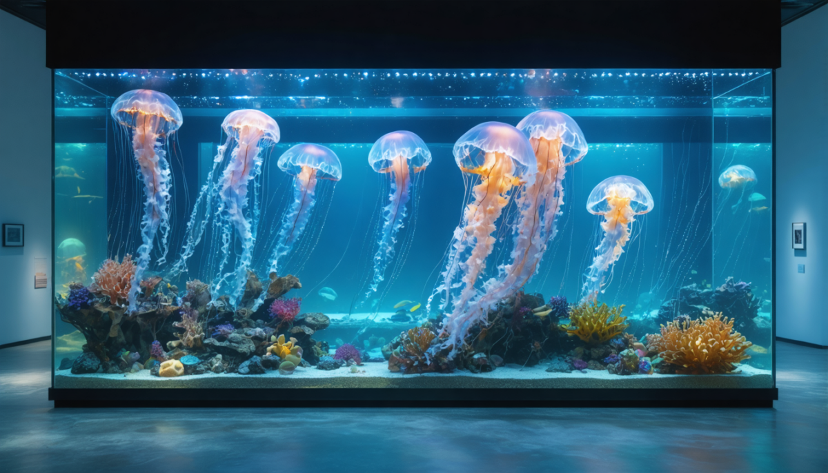 découvrez l'aquarium à méduses et explorez l'univers fascinant de ces créatures marines énigmatiques. apprenez à créer un habitat idéal et à apprécier la beauté hypnotisante de la cohabitation avec les méduses.