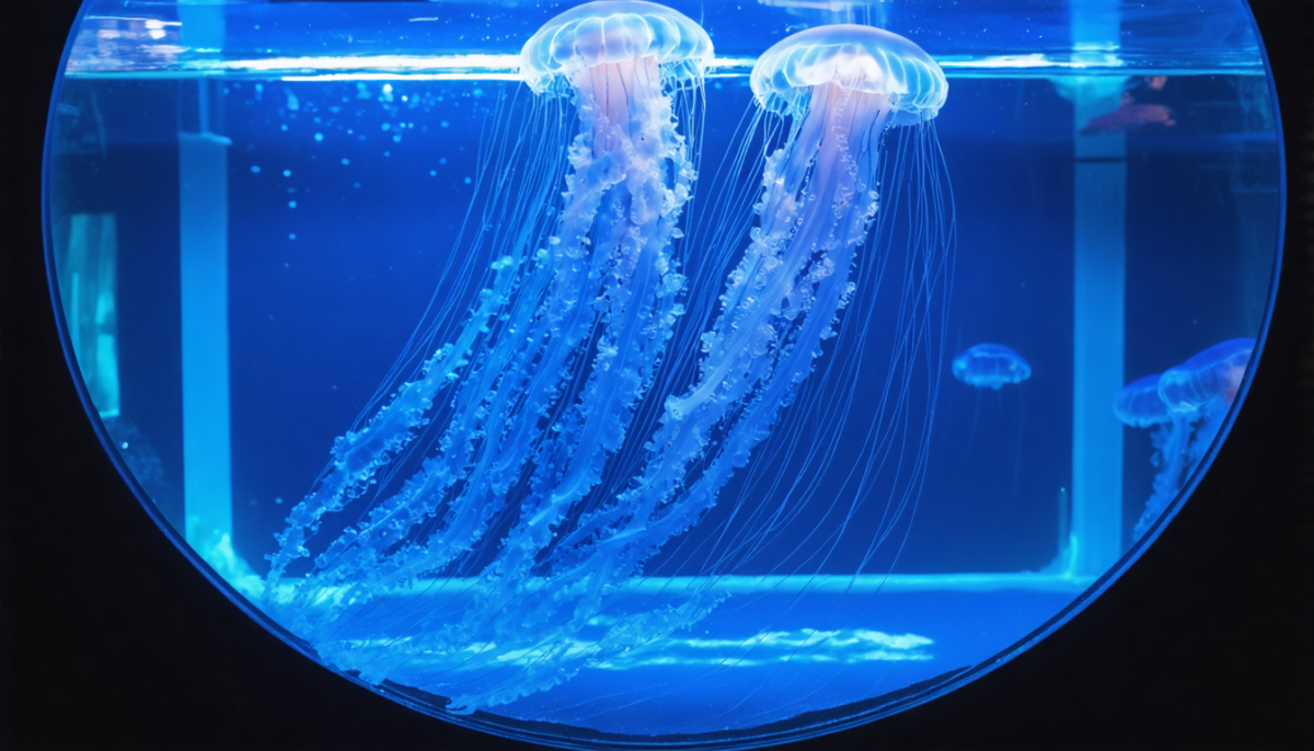 découvrez notre aquarium à méduses et plongez dans un univers fascinant où la cohabitation avec ces créatures marines mystérieuses devient une expérience captivante et unique.