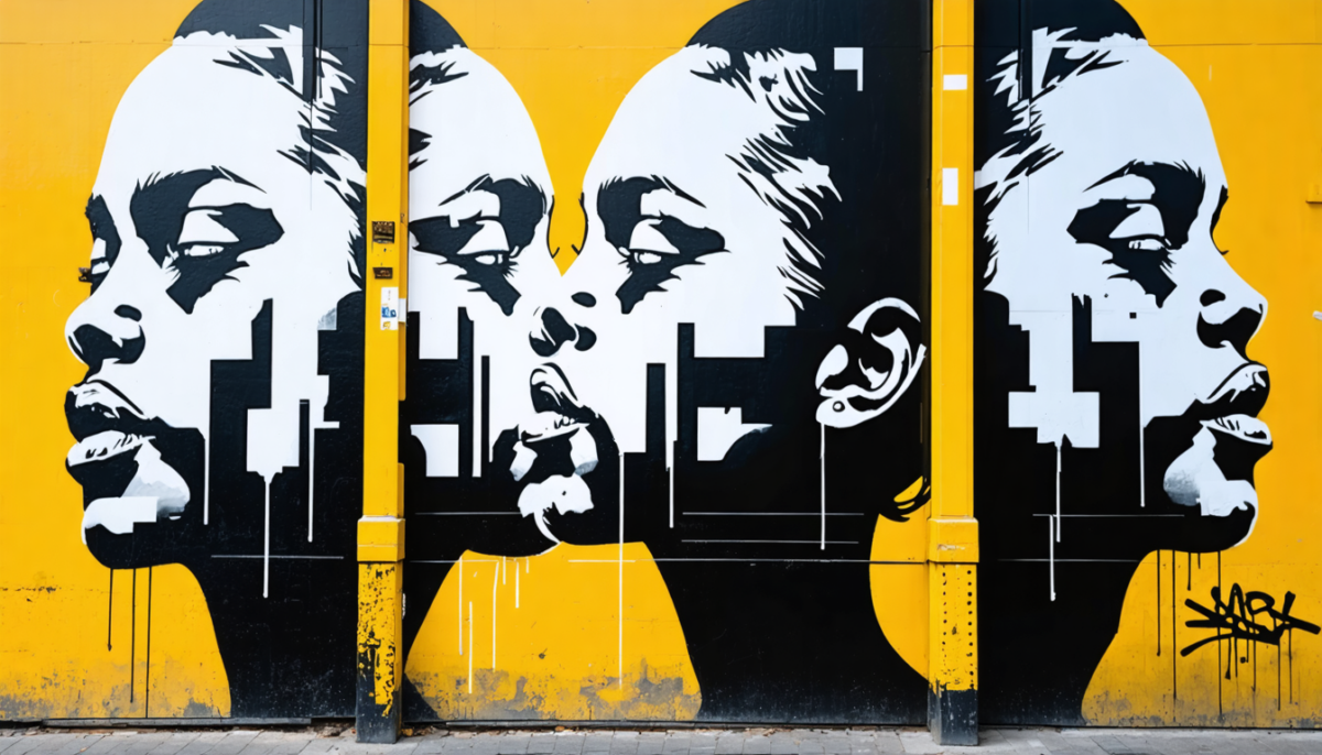 explorez l'art urbain, un mélange vibrant d'expression créative et de culture de rue, révélant les histoires et les émotions des villes à travers des œuvres graphiques uniques.