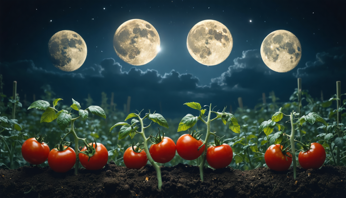 découvrez comment la plantation des tomates s'harmonise avec les phases de la lune pour optimiser la croissance et révéler les secrets d'un jardinage réussi.