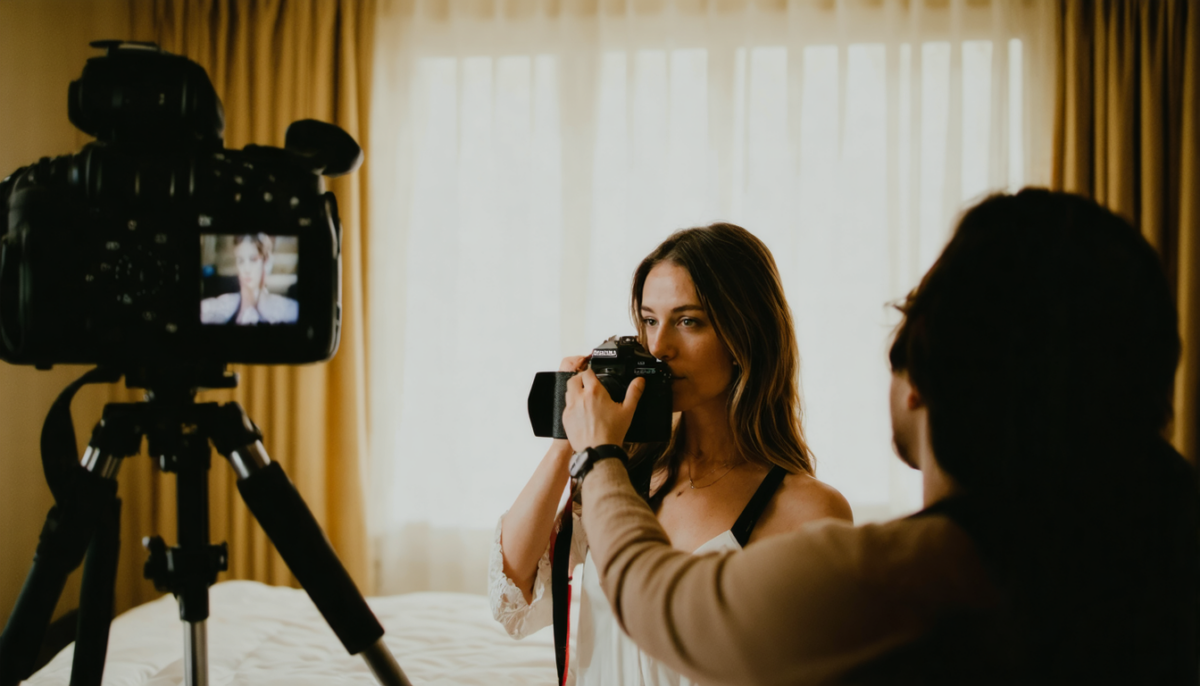 séance photo boudoir : explorez l'élégance et la sensualité tout en renforçant votre confiance en vous grâce à un shooting photo intime et artistique.