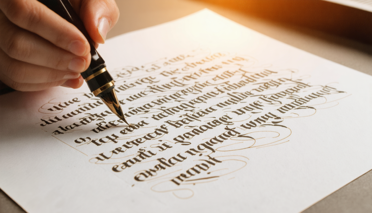 découvrez notre guide pratique pour débutants et maîtrisez la calligraphie en 11 étapes simples. apprenez les techniques essentielles pour créer des lettres élégantes et améliorer votre écriture artistique.