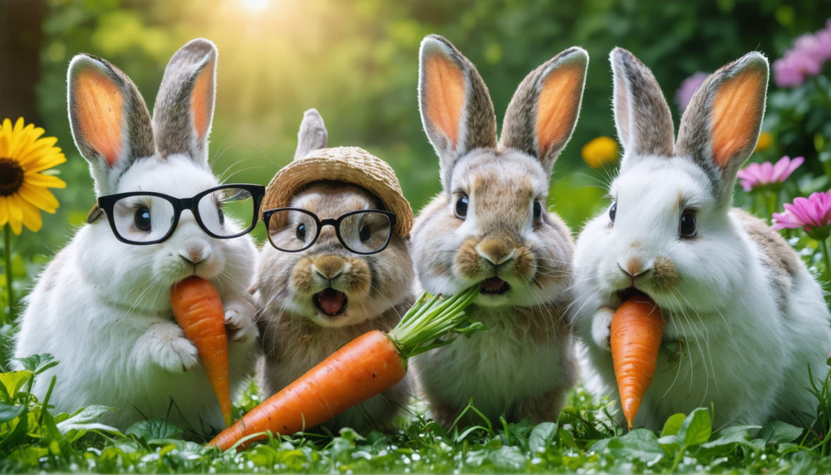 découvrez des idées originales et des prénoms amusants pour nommer votre lapin avec des noms hilarants qui feront sourire toute la famille.