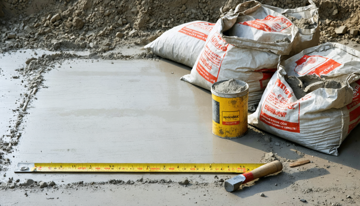 découvrez combien de sacs de béton prêt à l'emploi sont nécessaires pour couvrir 1 m² et réalisez vos travaux de construction avec précision et efficacité.