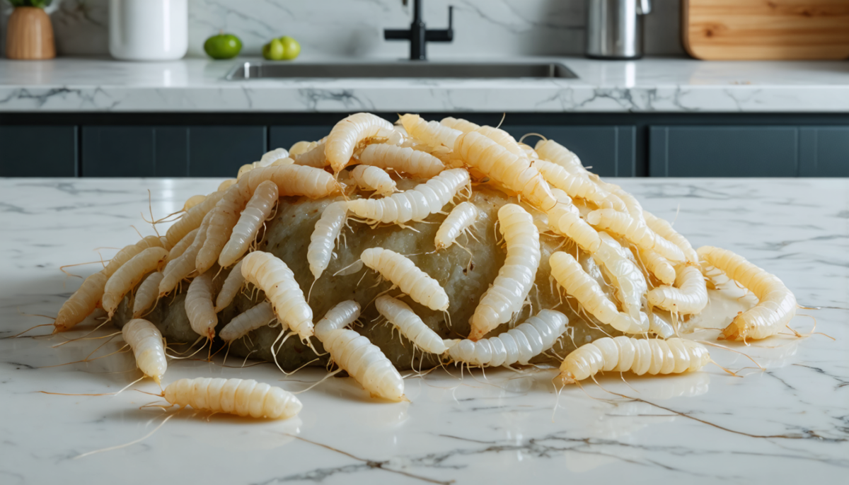 découvrez l'origine des asticots à la maison, leur symbolique et les méthodes efficaces pour les éliminer et retrouver un espace sain.