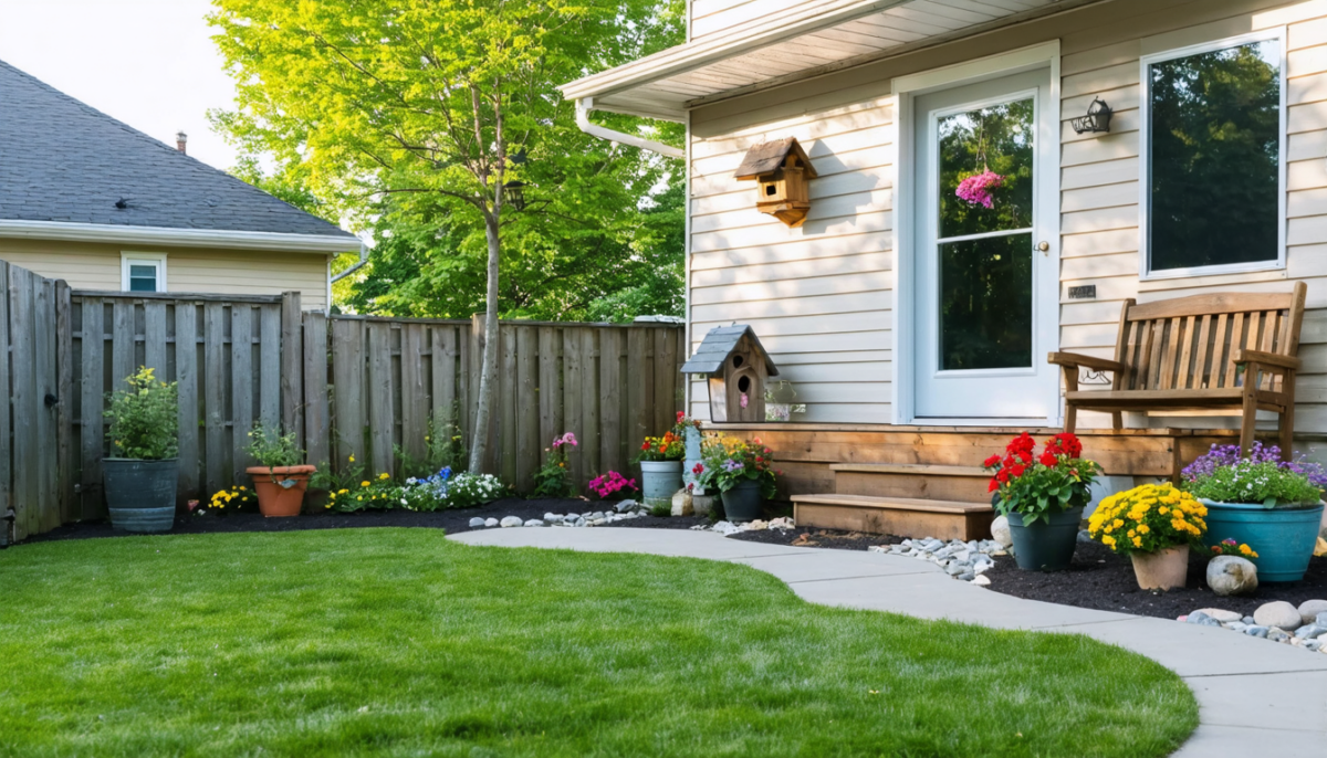 découvrez des idées simples et économiques pour aménager l'avant de votre maison avec style sans dépenser une fortune.