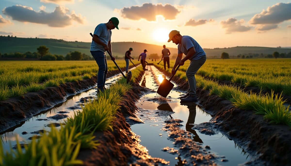 Techniques efficaces et simples pour assécher un terrain saturé d'eau
