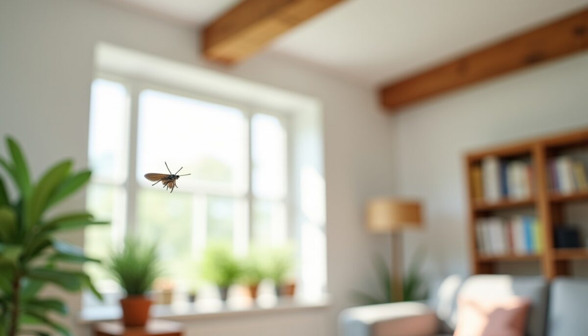 Larves de mites au plafond : comprendre l’origine, méthodes efficaces et astuces préventives