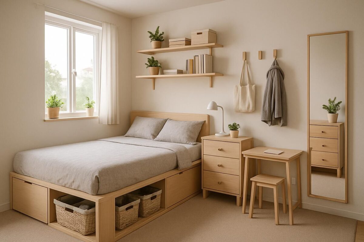 découvrez 10 astuces simples et économiques pour optimiser l'espace de votre chambre et gagner en confort sans dépenser une fortune.