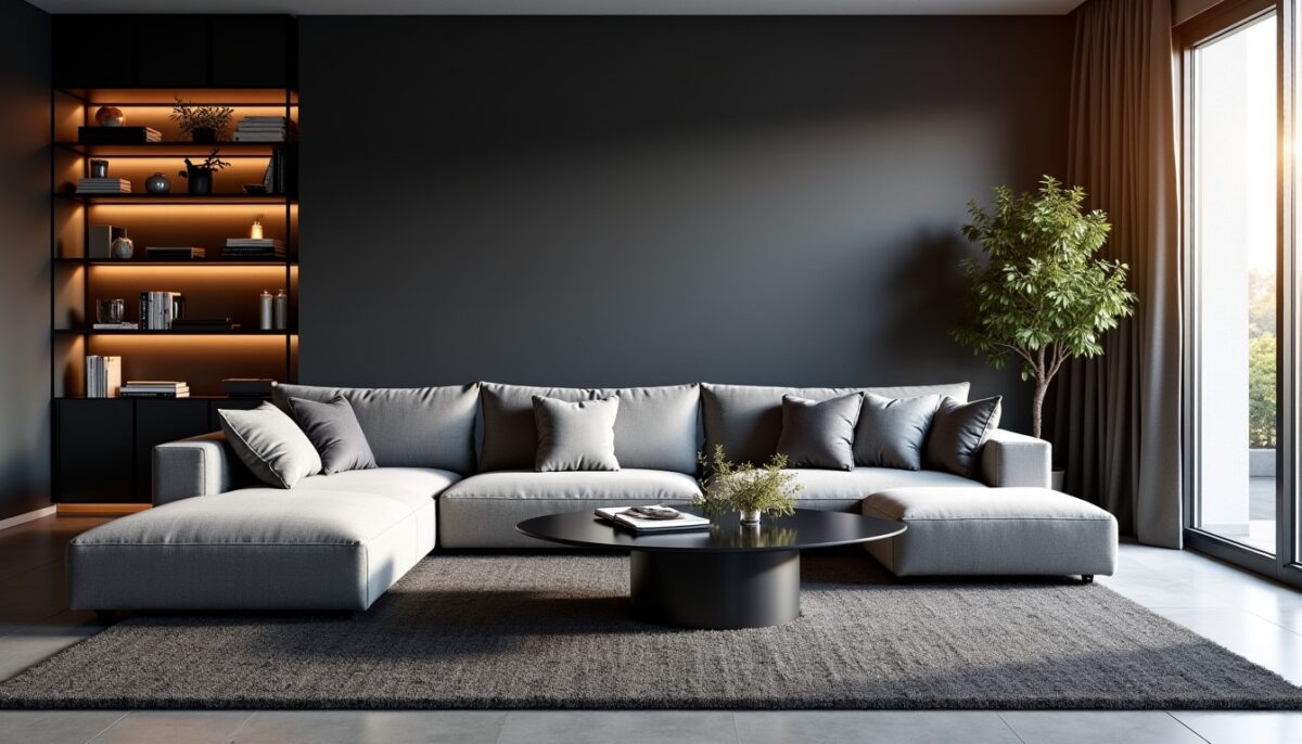Gris anthracite : symbolique, harmonies et inspirations déco
